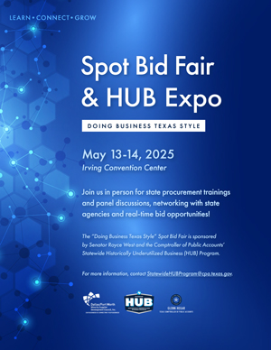 DFWMSDC HUB Expo and Doing Business Texas Style Spot Bid Fair